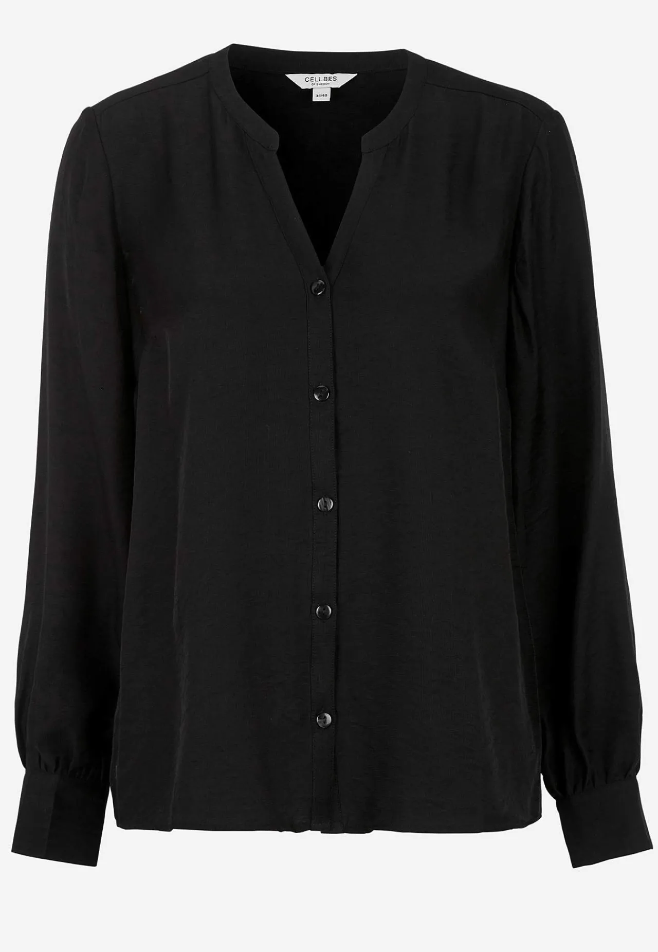 Clearance Vävd blus med knappar Skjortor & Blusar|Plus Size