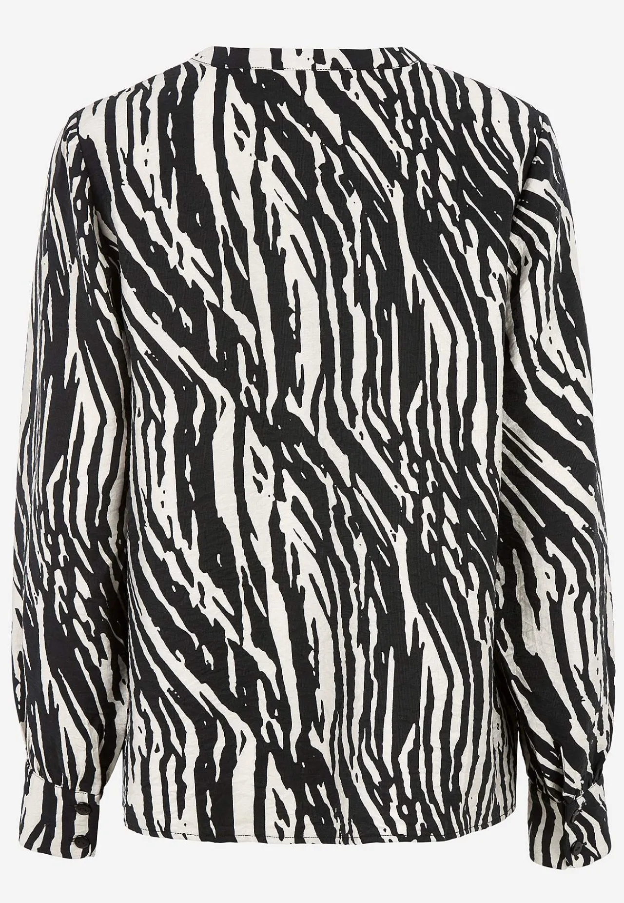 New Vävd blus med knappar Skjortor & Blusar|Plus Size