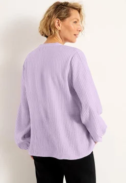 Sale Vävd blus med struktur Skjortor & Blusar|Plus Size