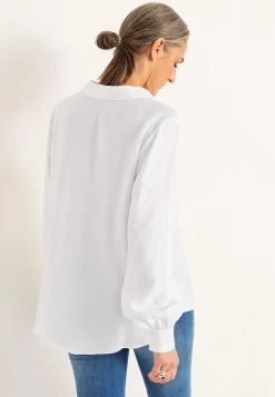 New Vävd blus med vida ärmar Toppar & T-Shirts|Skjortor & Blusar