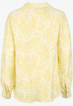 Outlet Vävd blus med vida ärmar Toppar & T-Shirts|Skjortor & Blusar