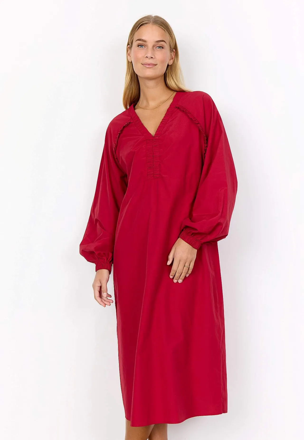 New Vävd klänning i poplin Klänningar & Kjolar