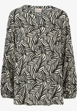 Outlet Vävd, mönstrad blus Skjortor & Blusar|Plus Size
