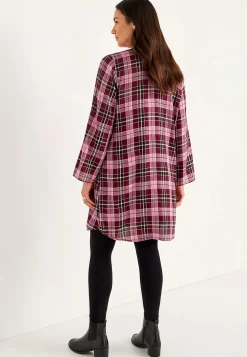 Online Vävd skjortklänning med fickor Klänningar & Kjolar|Plus Size