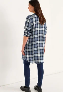 Best Vävd skjortklänning med fickor Klänningar & Kjolar|Plus Size