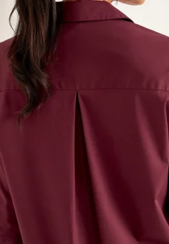 New Vävd tunika i poplin Skjortor & Blusar|Tunikor