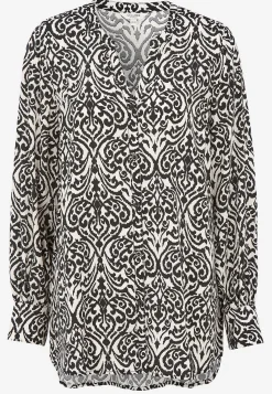 Best Vävd tunika med knappar Tunikor|Plus Size