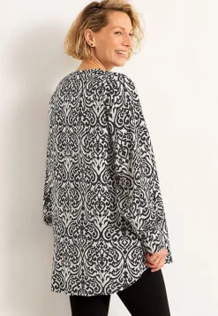 Best Vävd tunika med knappar Tunikor|Plus Size