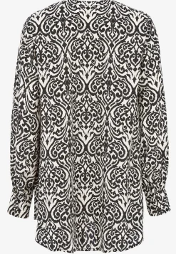 Best Vävd tunika med knappar Tunikor|Plus Size