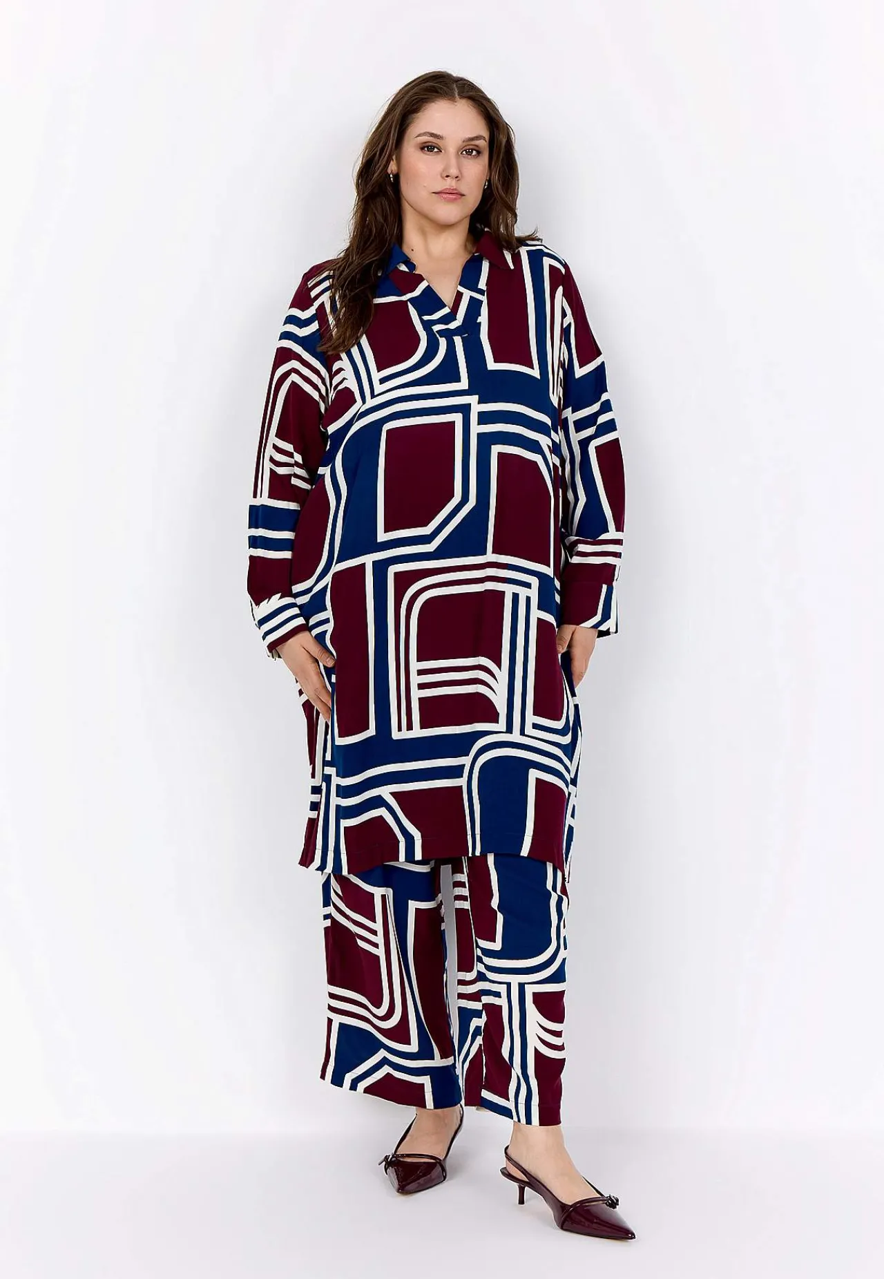 Hot Vävd viskosklänning med fickor Klänningar & Kjolar|Plus Size