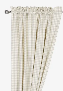 Sale Vävda, rutiga gardinlängder 2-pack Gardiner|Kökstextilier